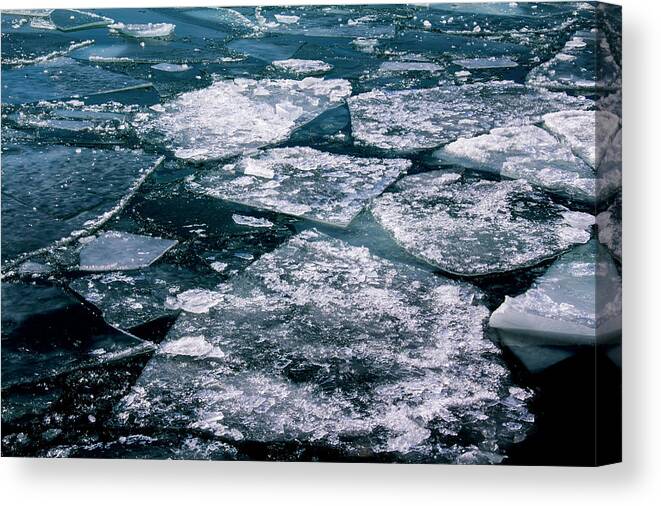 Ice Canvas Print featuring the photograph Ice by Stuart Manning