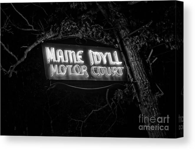 Maine Canvas Print featuring the photograph Idyll by Lenore Locken