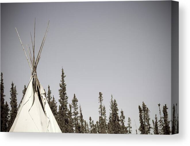 Tranquility Canvas Print featuring the photograph In Memory by Coal Photography/alexander Legaree