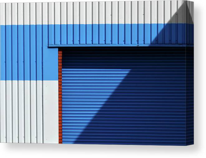Urban Canvas Print featuring the photograph Industrial Minimalism 15 by Stuart Allen