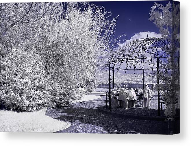 Infrared Canvas Print featuring the photograph Infrared World_07 by Nebula