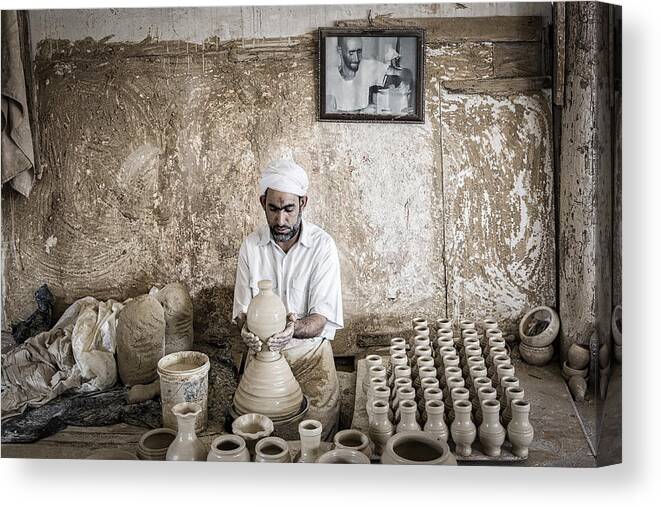 Documentary Canvas Print featuring the photograph Inheritance by Alawi Almajid
