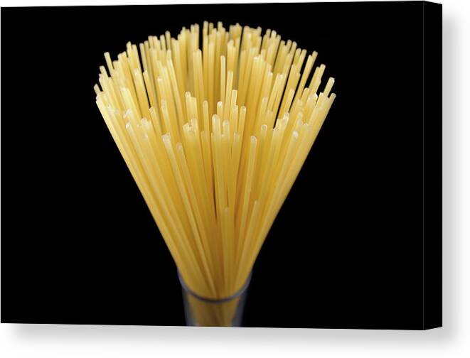 Italian Food Canvas Print featuring the photograph Italian Spaghetti Noodles by Daitozen