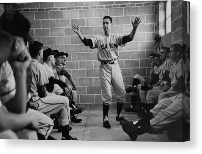Horizontal Canvas Print featuring the photograph Jerry Coleman by George Silk