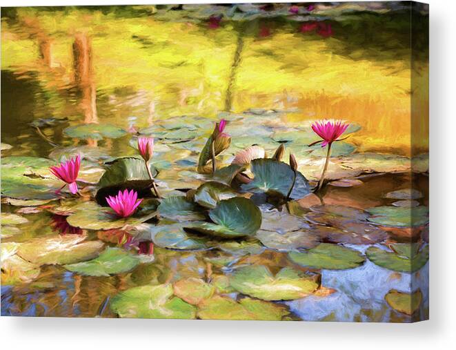 Flowers Canvas Print featuring the photograph Just For Us by Philippe Sainte-Laudy