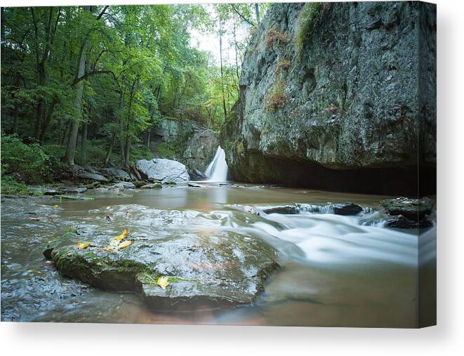 Annapolis Canvas Print featuring the photograph Kilgore Falls by Mark Duehmig