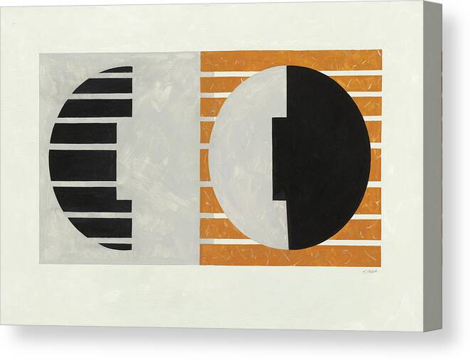 1970s Canvas Print featuring the painting Latitude by Mike Schick