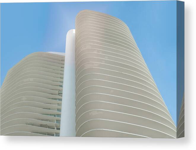 Architecture Canvas Print featuring the photograph Layers by Linda Wride