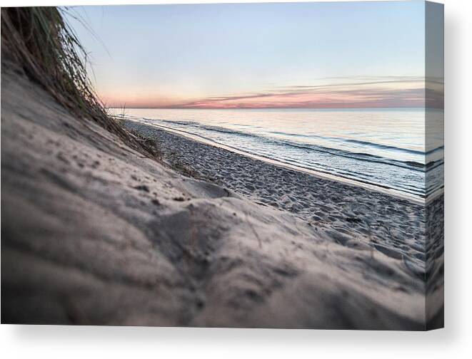 Indiana Dunes Canvas Print featuring the photograph Light of Lake Michigan by Steven Keys