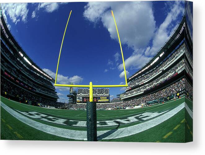 Photography Canvas Print featuring the photograph Lincoln Financial Field Eagles Football by Panoramic Images
