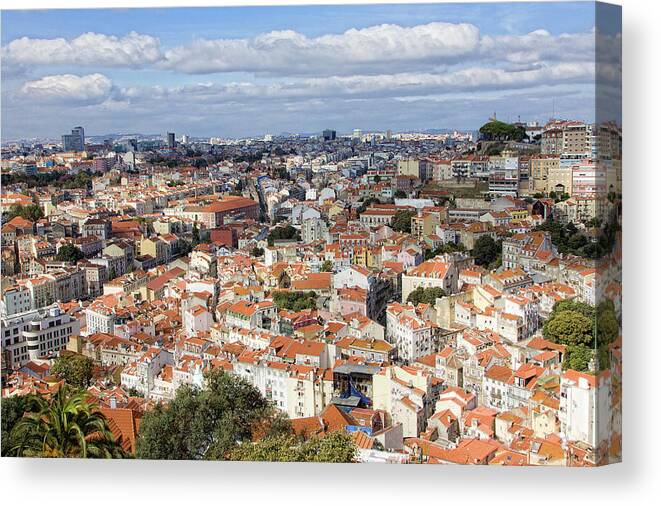 Treetop Canvas Print featuring the photograph Lisboa 10 by Luismix