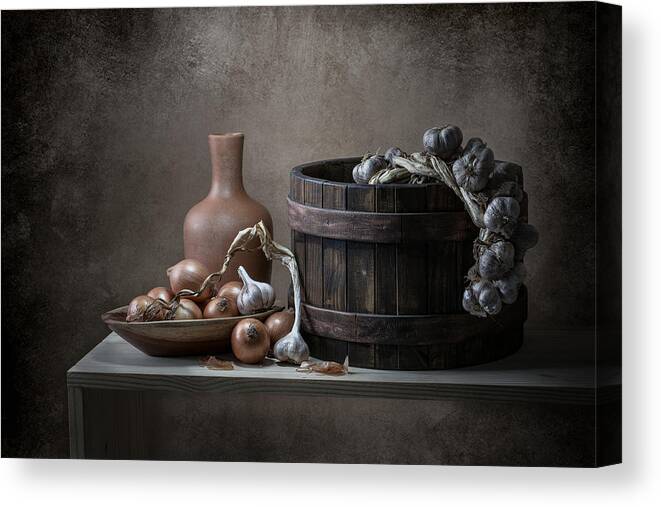 Still-life Canvas Print featuring the photograph Loneliness And Light by Margareth Perfoncio