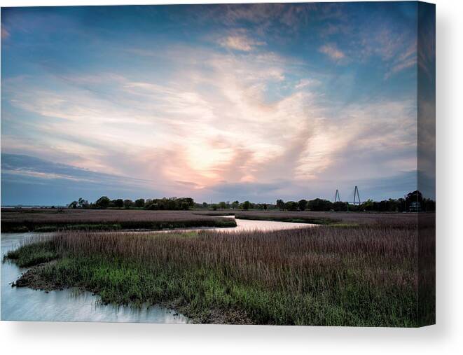 Photography Canvas Print featuring the photograph Low Country Sunset IIi by Danny Head