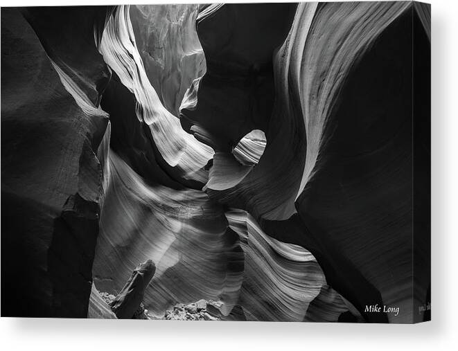 Antelope Canyon Canvas Print featuring the photograph Lower Antelope Canyon by Mike Long