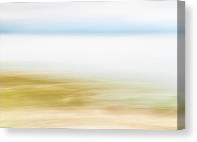 Abstract Canvas Print featuring the photograph Luskentyre by Adam West