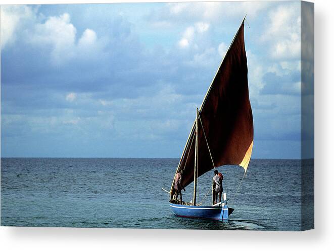 Atoll Canvas Print featuring the photograph Maldives, Southern Atolls, Traditional by Tropicalpixsingapore