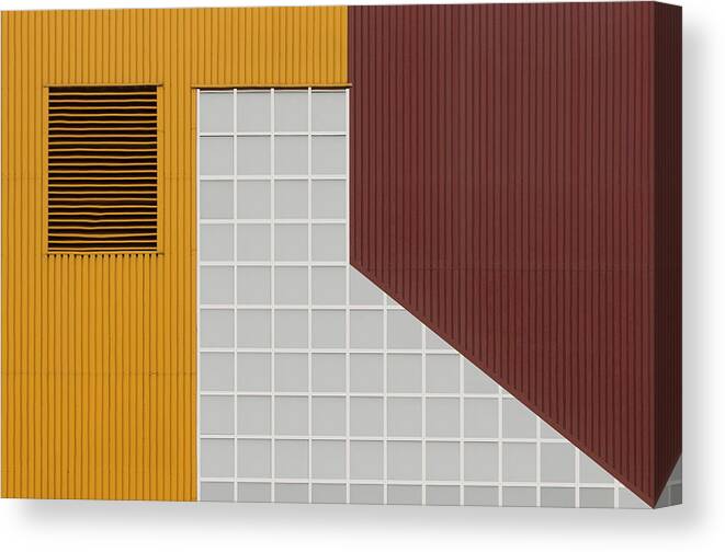 Squares Canvas Print featuring the photograph Mathematics by Jan Niezen
