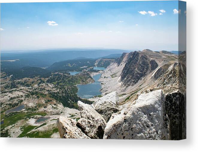 Mountain Canvas Print featuring the photograph Medicine Bow Peak by Nicole Lloyd