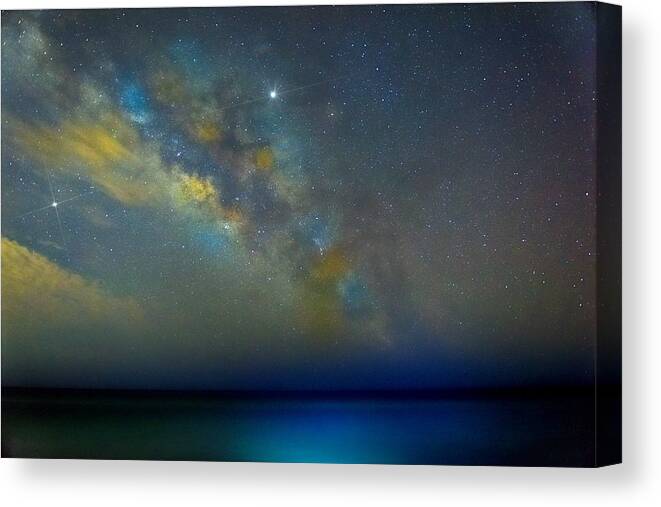 Florida Canvas Print featuring the photograph Milky Way by Richard Gehlbach