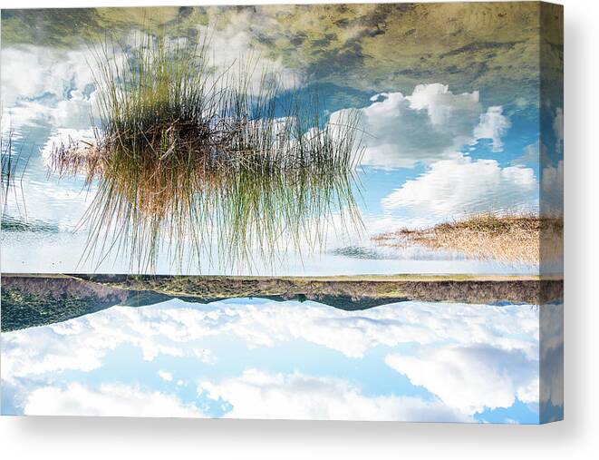Reflection Canvas Print featuring the photograph Mirrored Horizon by Local Snaps Photography