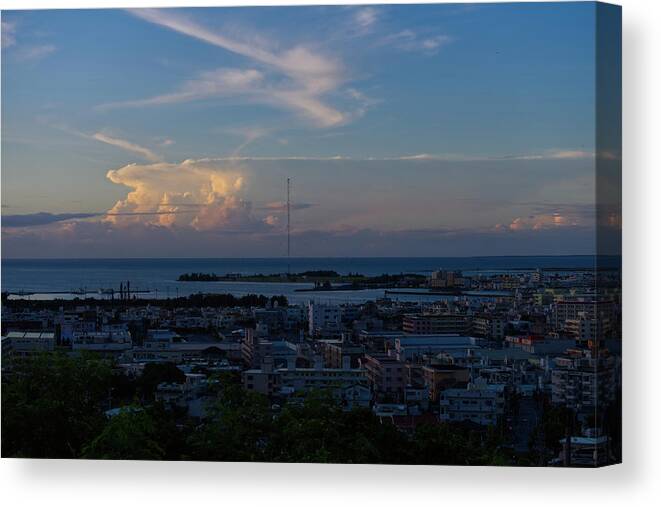 Morning Canvas Print featuring the photograph City Sunrise by Eric Hafner