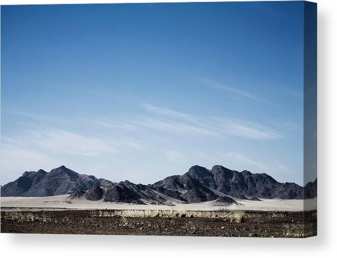 Scenics Canvas Print featuring the photograph Mountains In Dry Rural Landscape by Cultura Exclusive/led