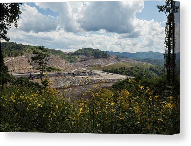 Scenics Canvas Print featuring the photograph Mountaintop Removal Coal Mining by Jerry Whaley