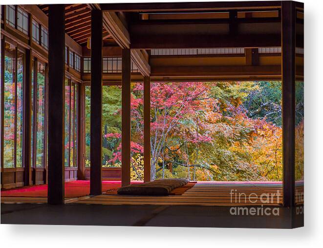 Kyoto Canvas Print featuring the photograph Nanzenji Temple Tenjyuan Of Autumn by Ryu K