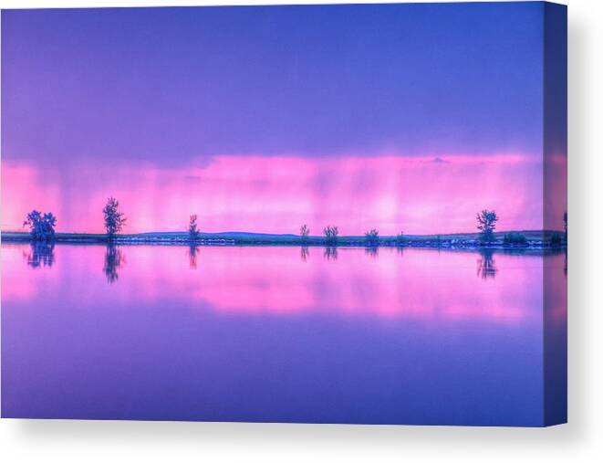 Landscape Canvas Print featuring the photograph Natural Minimalism by Fiskr Larsen