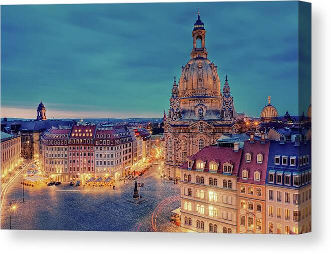Outdoors Canvas Print featuring the photograph New Market by Matthias Haker Photography