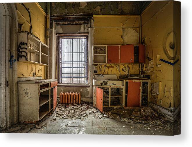 Abandoned Canvas Print featuring the photograph Not Your Mothers Kitchen by Mike Burgquist