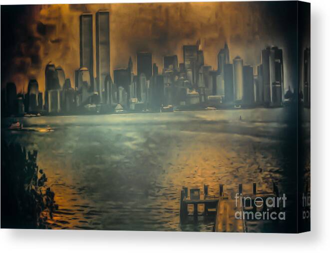 New York City Canvas Print featuring the photograph New York City '97 by Eye Olating Images