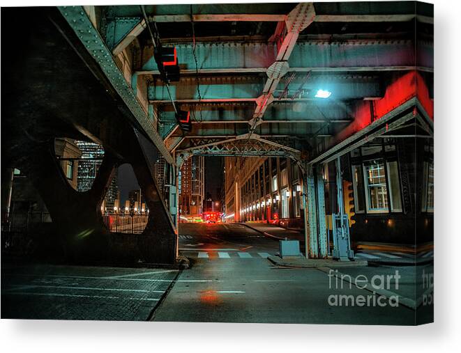 One Canvas Print featuring the photograph One Way Street by Bruno Passigatti