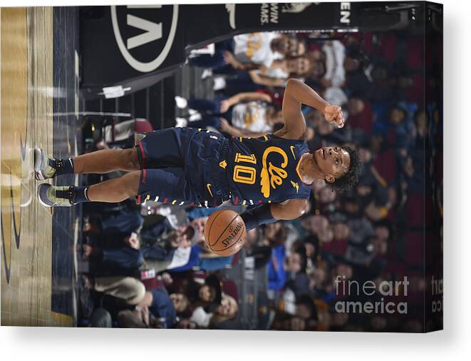 Nba Pro Basketball Canvas Print featuring the photograph Orlando Magic V Cleveland Cavaliers by David Liam Kyle