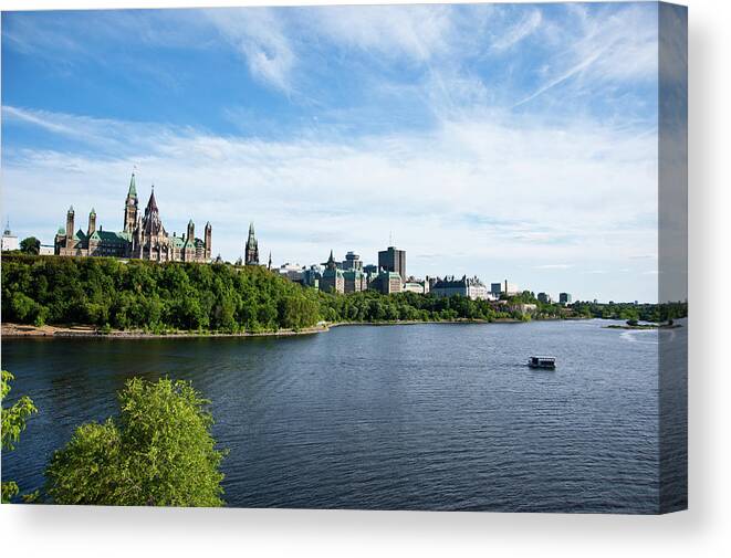 Tranquility Canvas Print featuring the photograph Ottawa River by © Eduardo Arraes - Www.flickr.com/photos/duda arraes