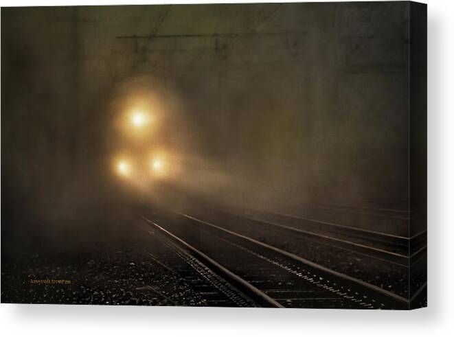 Night Canvas Print featuring the photograph Out Of The Night by Aleksander Rotner