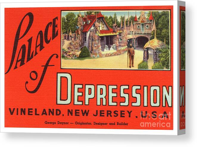Palace Canvas Print featuring the photograph Palace of Depression by Mark Miller