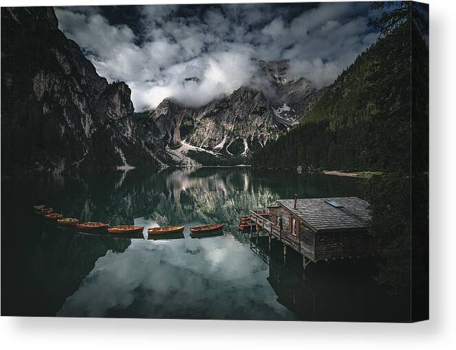 Boat Canvas Print featuring the photograph Paradise On Earth by Marco Tagliarino