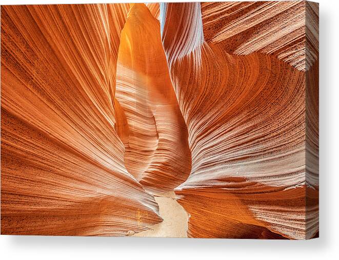 Sandstone Canvas Print featuring the photograph Passage To The Temple by Jeffrey C. Sink