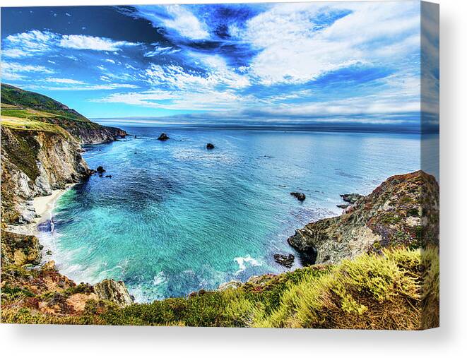 Tranquility Canvas Print featuring the photograph Pch In Summer by Bminer