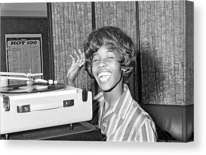Music Canvas Print featuring the photograph Photo Of Millie Small by Michael Ochs Archives