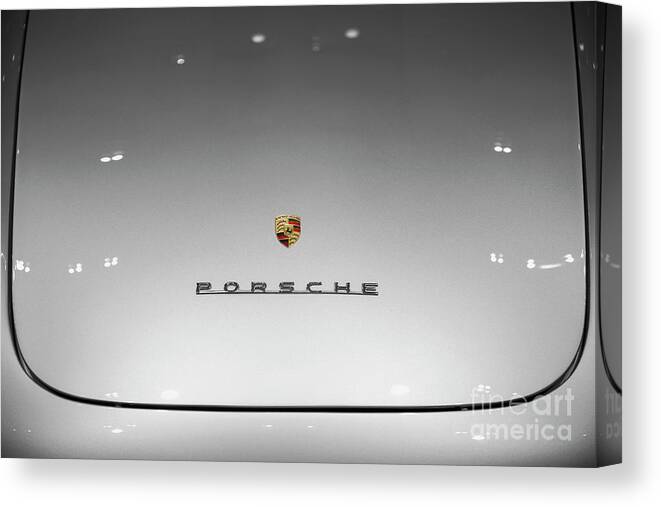 Porsche Logo Canvas Print featuring the photograph Porsche Design by Stefano Senise