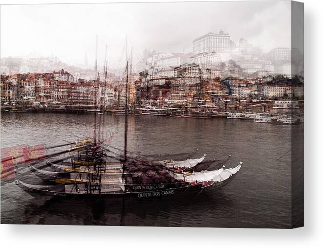River Canvas Print featuring the photograph Porto by Rui Ferreira