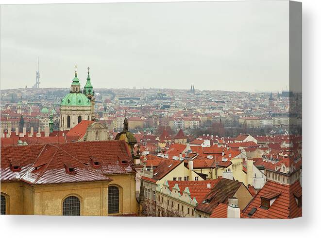 Tranquility Canvas Print featuring the photograph Prague by Property Of Olga Ressem.