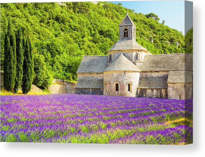 Gothic Style Canvas Print featuring the photograph Provence, France by Spooh