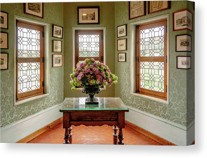 Window Canvas Print featuring the photograph Quiet Window by Marcy Wielfaert