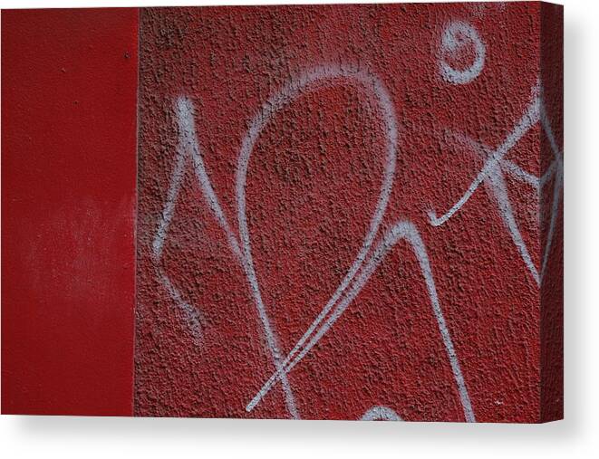 Red Canvas Print featuring the photograph R Is For Red by Kreddible Trout