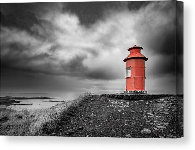 Light House Canvas Print featuring the photograph Red by Lynn Grant