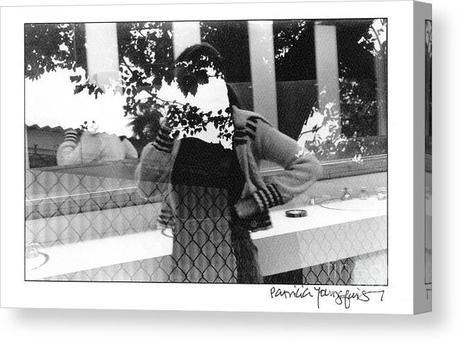 Woman Canvas Print featuring the photograph Reflection by Patricia Youngquist