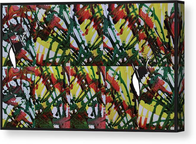  Canvas Print featuring the digital art Repeat by Jimmy Williams